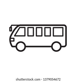 Bus icon vector