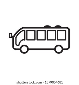 Bus icon vector