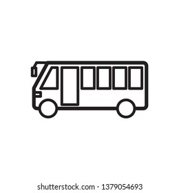 Bus icon vector