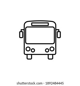 Bus icon vector. bus vector icon