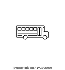 Bus icon vector. bus vector icon
