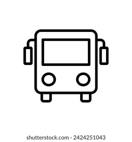 Bus icon vector. bus vector icon