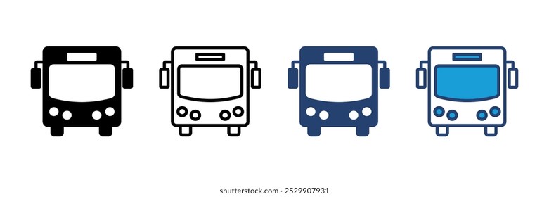 Bus icon vector. bus vector icon