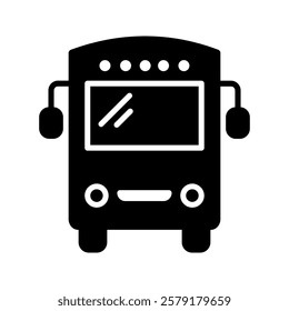 Bus icon. bus vector icon