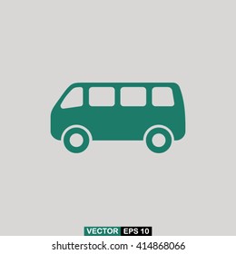 Bus icon vector