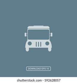 Bus icon vector