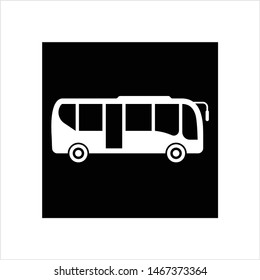 Bus Icon, Bus Vector Art Illustration
