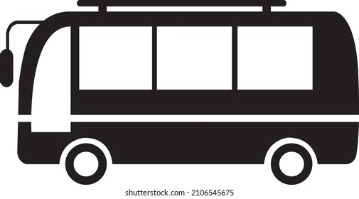 Bus Icon, Bus Vector Art Illustration.eps