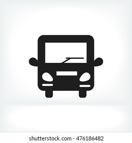 bus icon, vector best flat icon, EPS