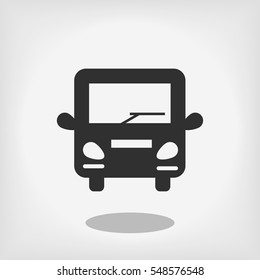 bus icon, vector best flat icon, EPS