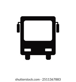 Icono de autobús Vector negro modelo de lujo