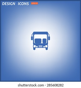 Bus. icon. vector design