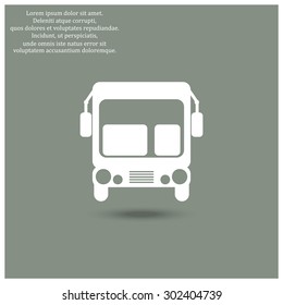 Bus. icon. vector design