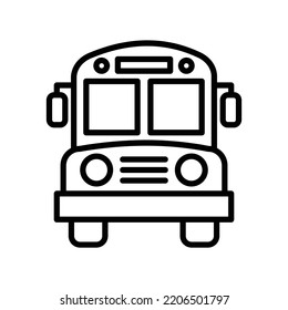 bus icon vector design template in white background