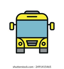 Bus icon vector design templates simple and modern concept