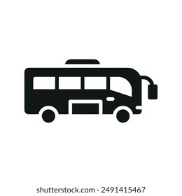 Diseño de Vector de iconos de autobús Plantillas concepto simple y moderno