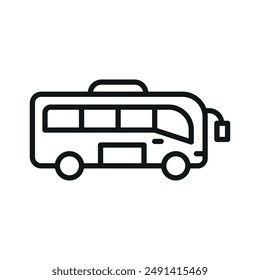 Bus icon vector design templates simple and modern concept