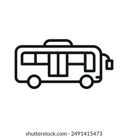 Bus icon vector design templates simple and modern concept