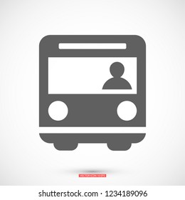 Bus. icon. Vector Eps 10