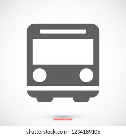 Bus. icon. Vector Eps 10