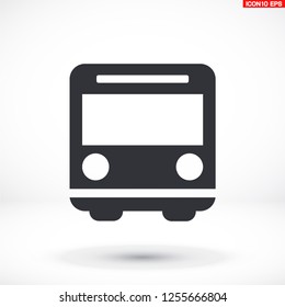Bus. icon. Vector Eps 10