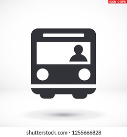 Bus. icon. Vector Eps 10