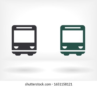 Bus. icon. Vector Eps 10. 