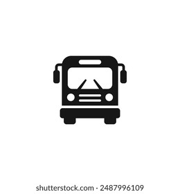 Bus icon vector. EPS 10 editable vector