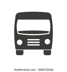 Bus icon, vector, flat design