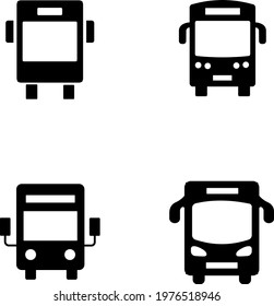 Bus icon vector, flat design best vector icon set