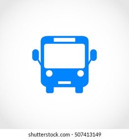 Bus icon vector, flat design best vector icon