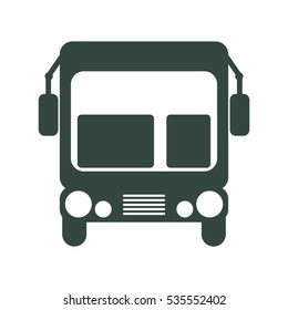 Bus Icon Vector flat design style