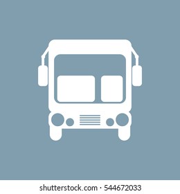 Bus Icon Vector flat design style