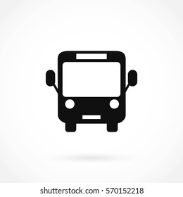 Bus icon vector, flat design best vector icon