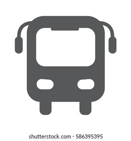 Bus icon vector, flat design best vector icon