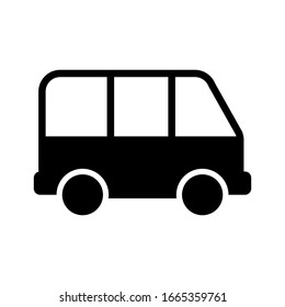 Vektorillustration mit Bus-Symbol