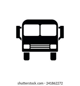 Bus icon, vector illustration