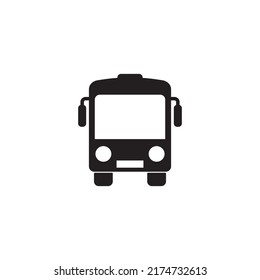 Plantilla de diseño de ilustración de vector de icono de bus