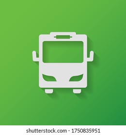 Bussymbol. Vektorgrafik EPS10.