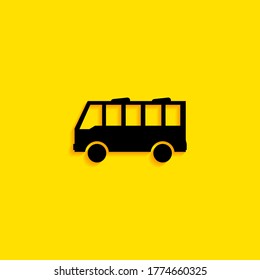 icono de bus. Ilustración del vector EPS 10.