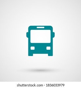 Icono de bus. Ilustración del vector EPS 10.