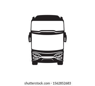 bus icon. Vector illustration. Isolated on white background.