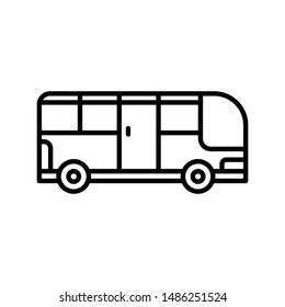 Bus Icon Travel Bus Vehicle Private Stock Vector (Royalty Free ...