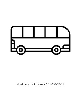 Bus Icon Vector Illustration Logo Template