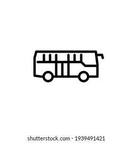 Bus icon vector illustration logo template for many purpose. Isolated on white background.