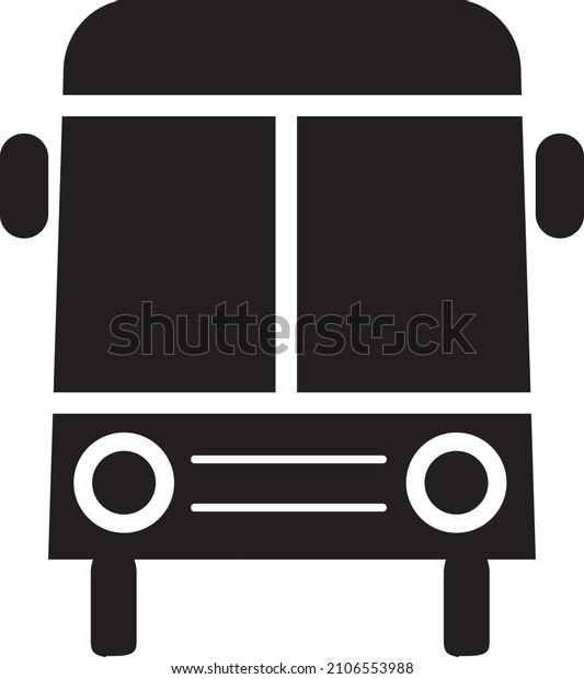 bus icon vector illustration logo\
template for many purpose. Isolated on white\
background.eps