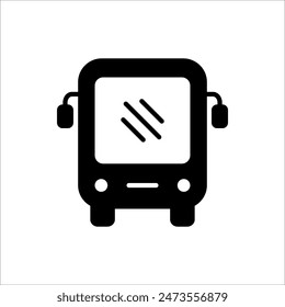bus icon. bus icon vector illustration on white background.