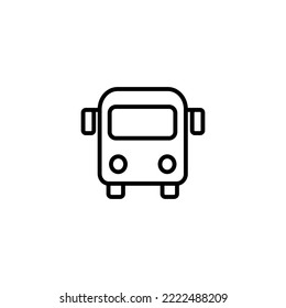 Bus icon vector illustration. bus sign and symbol. transport symbol