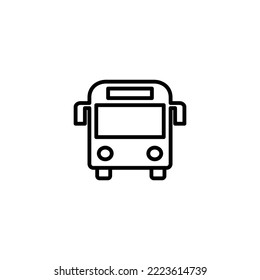 Bus icon vector illustration. bus sign and symbol. transport symbol