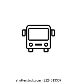 Bus icon vector illustration. bus sign and symbol. transport symbol